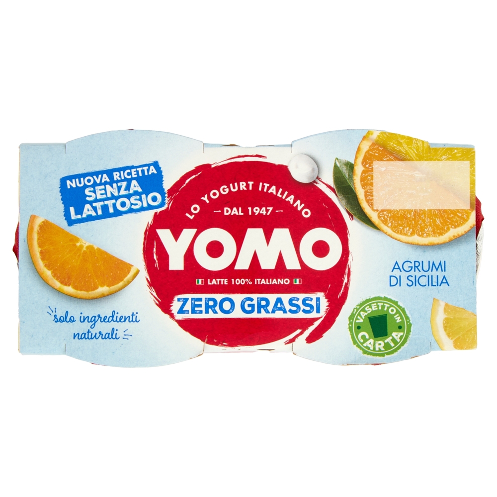 Yomo Zero Grassi Agrumi di Sicilia 2 x 125 g